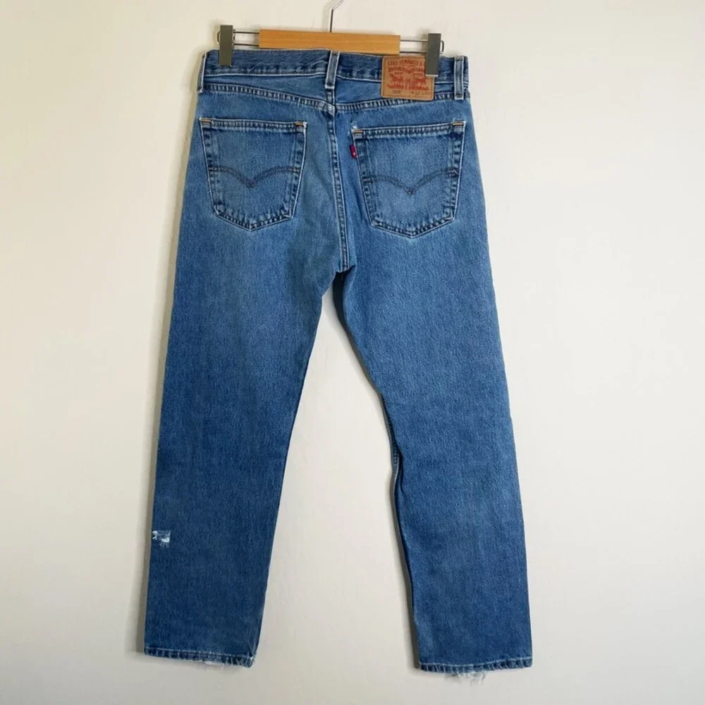 Vintage Levi's 505 Mid Rise Straight - Picture 3 of 8